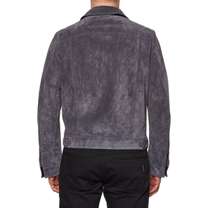 ผู้ผลิตแจ็คเก็ตหนังขายส่งจากปากีสถาน แจ็คเก็ตหนังลำลองแบบมีเข็มขัดด้านข้างสำหรับผู้ชาย แจ็คเก็ตดีไซน์ใหม่สำหรับขี่มอเตอร์ไซค์แบบ OEM - Product Image 2