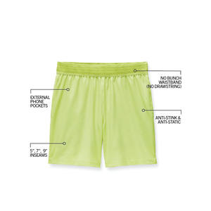 Shorts de sport pour hommes en velours côtelé de qualité supérieure, très demandés, avec logo personnalisé, séchage rapide, respirants, service OEM, fabriqués au Pakistan - Product Image 2