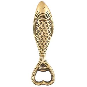 Décapsuleur décoratif en laiton AK 2-en-1 pour vin et bouteilles, finition polie moderne, pièce unique pour la vaisselle/les ustensiles de cuisine - Product Image 3