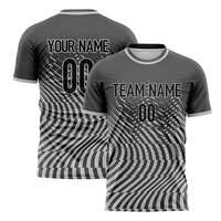 Maillots de football 3D personnalisés avec nom et numéro pour adultes, respirants, légers, imperméables, à séchage rapide, manches courtes, de haute qualité