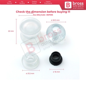 BSP595 <b>Gear</b> Linkage Selector Bush Repair Kit for Transporter T4 MK4 Eurovan Caravelle 1990-2004 701711166 - Product Image 5