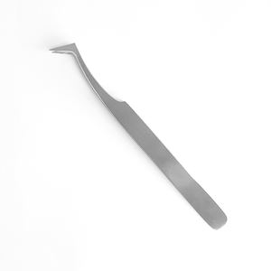 Pince à épiler à volume d'extension de cils en acier inoxydable conçue sur mesure Pince à cils à pointe carrée de meilleure qualité - Product Image 6