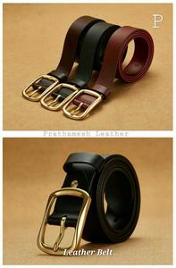 Compre ahora Cinturones de cuero para hombres Hebillas elegantes duraderas en varios estilos y opciones de color Venta a granel de alta calidad tendencia 2025 - Product Image 2