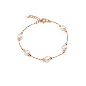 Azuris Festival 925 Sterling Silver Pearl <b>Bracelets</b> & Bangles Festive Jewelry - Product Image 1