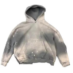 Comfortable Men Acid Wash Hoodies With Oversized Fit Custom Packaging Competitive Price And Everyday Wear - Product Image 1