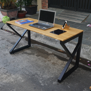 BFKB005-KBamboo โต๊ะทำงาน 140x70 ซม. พร้อมขาไม้ประกอบสำเร็จ - Product Image 2