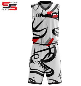 Uniformes de basket-ball en jersey 100% polyester de sublimation de mode personnalisée en gros de haute qualité - Product Image 5