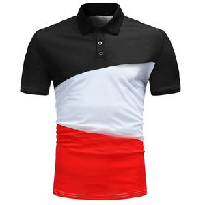 Polo pour homme grande taille Polos pour homme Polos en coton à manches courtes Couleur bleu ciel - Product Image 4