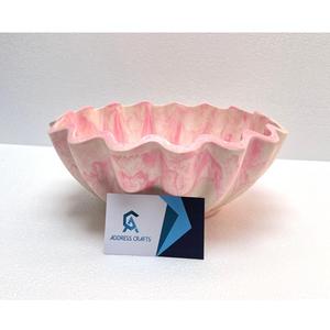 Design moderne Bol en résine pour la maison Hôtel Vaisselle Unique Tourbillon Résine Marbre Bol à salade Bol à fruits Mariage Événements Salle à manger Décor - Product Image 3