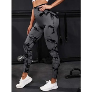 Leggings Deportivos de Verano para Mujer, Cintura Alta, Sin Costuras, Transpirables, 100% Algodón, Largo Midi, Ropa de Gimnasio para Entrenamiento - Product Image 1