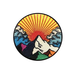 Écussons brodés personnalisés fabriqués en usine, à repasser ou à coudre, logo, badge pour vêtements, uniforme, veste, sac à dos, designs personnalisés - Product Image 4