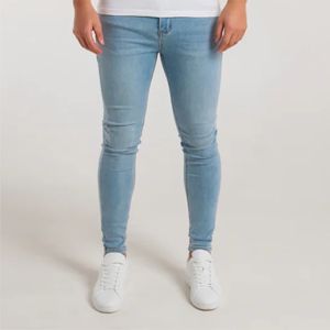 Jean stretch coupe slim-Signature bleu clair, look tailleur avec tissu de qualité supérieure pour le confort et la flexibilité - Product Image 6