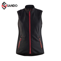 Veste sans manches matelassée en peau de mouton camouflage réversible pour femme, coupe-vent softshell imperméable, vente en gros, OEM