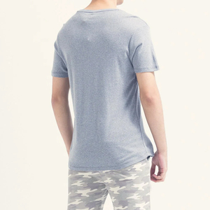 T-shirt uni pour hommes au design unique et personnalisé Prix de gros OEM Vente en gros T-shirt imprimé personnalisé T-shirt de fitness pour hommes - Product Image 5