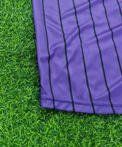 2024 Personalización de fábrica Camisetas de béisbol baratas Sublimación 100% Tela de poliéster Jersey de béisbol transpirable que absorbe el sudor - Product Image 6