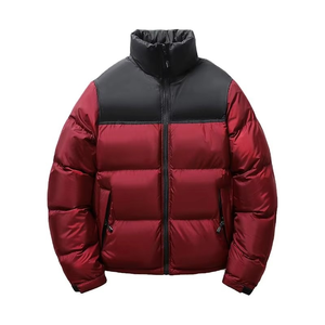 Veste matelassée d'hiver pour homme, personnalisée en gros, résistante à l'eau, chaude, à capuche, veste gonflée en duvet, livraison DDP - Product Image 3