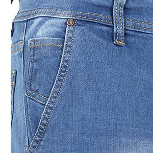 Premium <b>Men</b> Washed Denim <b>Shorts</b> <b>Knee</b> <b>Length</b> Regular Fit Summer Casual Jeans <b>Shorts</b> <b>For</b> <b>Men</b> - Product Image 4