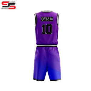 Vêtements de sport pour adultes uniformes de basket-ball réversibles, uniformes de basket-ball à bas prix, vente en gros bon marché - Product Image 2