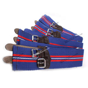 Cadet Stable Belts 6 to 7.5cm Width Customized Web Anti <b>Slip</b> Canvas Polyester Belt with <b>Waist</b> Adjuster Brass Buckle - Product Image 4