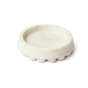 Best Selling Handcrafted White <b>Marble</b> Decorative <b>Candle</b> Dish for Home Decor Living Room Table Centerpiece from Trusted Supplier - Product Image 2