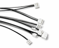 Kabel Terminal Pre-Crimped TE AMP CT Kompatibel, Kabel Tahan Suhu Tinggi UL10109 24AWG, OEM Custom