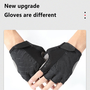 High Quality Custom Half-<b>Finger</b> Cycling Gloves Breathable Anti-Skid for Motorcycle and <b>Bike</b> Riding - Product Image 4