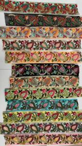 Vestido de encaje de 9 metros hecho a mano, patrón de estilista bordado, 9 colores diferentes, bolsos de estilo bohemio/informal/tradicional/étnico - Product Image 3