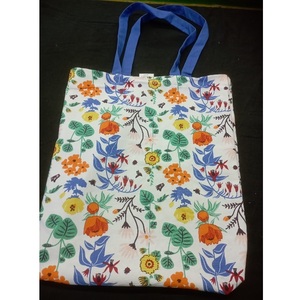 Sac fourre-tout en toile personnalisé imprimé avec logo poche attachée sacs à provisions bon marché de haute qualité réutilisables avec logo personnalisé imprimé - Product Image 2