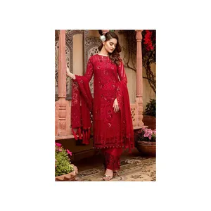 Latest Trending New Design Heavy Modal Embroidery Work Dress Material Pakistani and Indian Dress Material for Sale