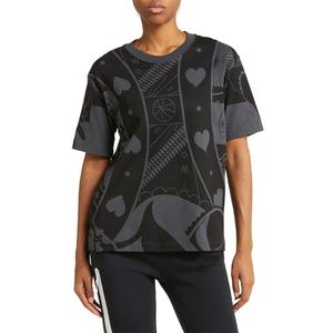 เสื้อยืดแฟชั่นผู้หญิงแห้งเร็วระบายอากาศได้ดีมีการตกแต่งแบบปัก - Product Image 1