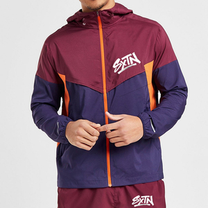 2025ชุดวอร์มผ้าไนลอนของผู้ชายกันน้ำน้ำหนักเบาชุดวิ่งออกกำลังกายพร้อมโลโก้ - Product Image 1