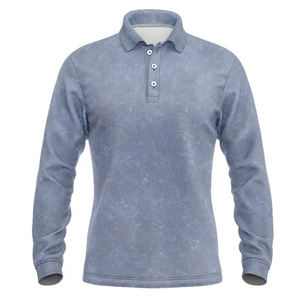 Polo à manches longues pour hommes, léger, respirant, FPS 50, séchage rapide, anti-UV, pour la pêche sportive en plein air, bambou - Product Image 3