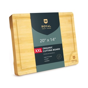 Tagliere XXL in bambù 50x35 cm, vassoio rettangolare da portata, utensile da cucina sostenibile, tagliere per matrimoni, consegna rapida - Product Image 1