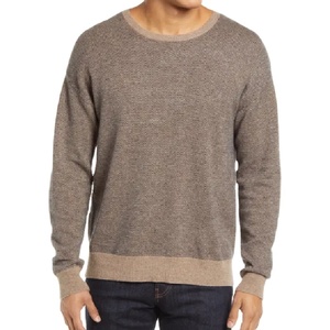 Pull-over personnalisé à col rond en O de qualité supérieure pour hommes, tricoté de couleur unie, de fabricant direct d'usine du Bangladesh pour l'hiver - Product Image 3
