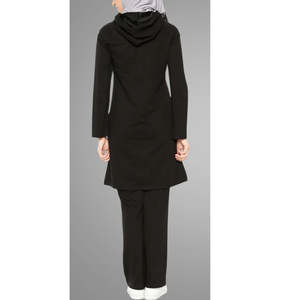 Nouvelle mode, taille plus, personnalisable, sweat-shirt de haute qualité, vêtements de sport, ensembles pour femmes musulmanes avec poches - Product Image 4