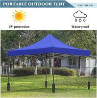 Tente pliante d'extérieur avec structure en acier 10x10 10x20, tente pop-up économique, tente de camping d'extérieur de haute qualité, auvent en bâche