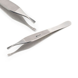 Adson-Pinzas de agarre de tejido marrón Etiqueta privada personalizada 12 Cm/4,7 "7x7 dientes Acero inoxidable Médico Quirúrgico Dental - Product Image 5