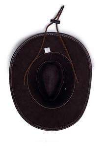 Nuevos sombreros de vaquero de cuero al aire libre para hombres de vaquero occidental personalizados Sombreros de vaquero en cuero genuino Sombreros de moda al por mayor - Product Image 5