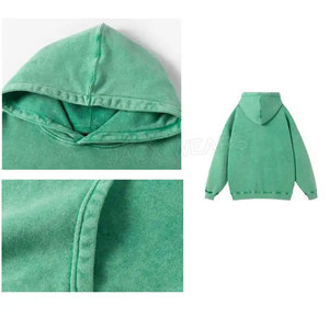 Sweats à capuche délavés à l'acide de haute qualité Street Wear Design unique le plus vendu sur la taille Sweats à capuche délavés à l'acide au prix de gros - Product Image 3