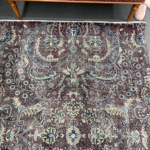 Tapis vintage, tapis turc 4,7x8 pieds, tapis en laine rouge - Product Image 4