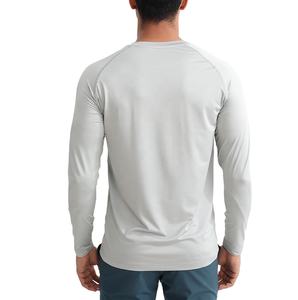 Nouveaux t-shirts pour hommes, prix d'usine, vêtements de fitness, coupe slim, manches longues, couleurs unies, t-shirt de haute qualité - Product Image 4