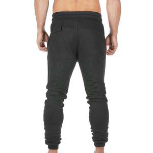 Pantalon respirant pour hommes personnalisé en gros Joggers d'entraînement en polaire de couleur unie avec poches pour les pantalons de jogging pour hommes d'entraînement de gymnastique - Product Image 5