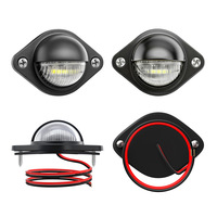 Feux de position latéraux universels à 6 LED 12-24V DC étanches pour remorques, camions, fourgons, bus, camping-cars