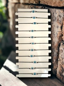 Bracelet en alliage fait main avec perles bohèmes DAFNI - Cadeau promotionnel unisexe pour la fête des mères et la Saint-Valentin - Product Image 1
