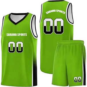 Maillots de sport avec logo et numéro personnalisés pour hommes, vêtements de basket-ball pour enfants et jeunes pour les joueurs prix de gros - Product Image 1