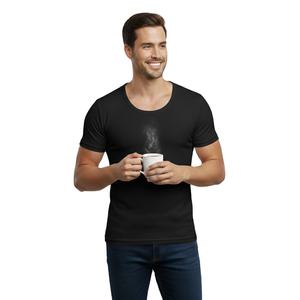 Sous-vêtements à manches courtes en coton biologique avec votre marque pour hommes avec votre logo et votre design personnalisés - Product Image 2