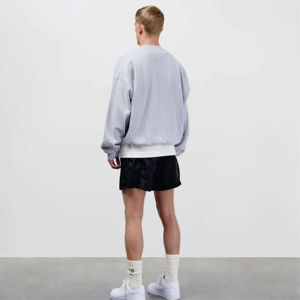 2025 Street Trend Sweat à col rond personnalisable Hip P Patchwork brodé lavé uni teint écologique chaud tissé hiver - Product Image 6