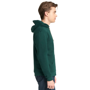 Sudadera con capucha de lana de algodón Premium 100% para hombre, colección de invierno con cremallera informal, diseño térmico, bolsillo, patrón sólido, teñido liso diferente - Product Image 6