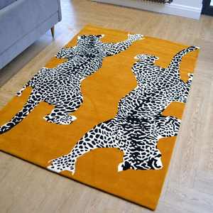 Tapis en laine tufté à la main - Détails élégants et durables pour une utilisation en extérieur et à la maison en toutes saisons - Product Image 5