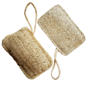 Éponge de douche en luffa naturelle exfoliante | Éponge écologique Loofah réutilisable | Eco2go Vietnam - Product Image 1